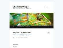 Tablet Screenshot of chameleonchips.com